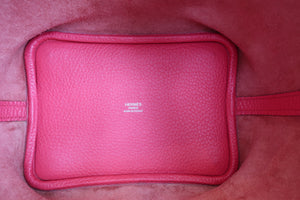 HERMES／エルメス ピコタンロックＰＭ トリヨンクレマンス ローズエクストリーム D刻印 ハンドバッグ 700080013