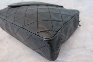 CHANEL/シャネル マトラッセフリンジチェーンショルダーバッグ ラムスキン ブラック/ゴールド金具 ショルダーバッグ 700090064