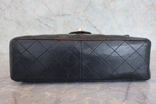 将图片加载到图库查看器，CHANEL/香奈儿 CF 双盖 双链条包 羊皮 Black/Gold hadware(黑色/金色金属) 肩背包 800050002
