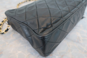 CHANEL/シャネル マトラッセフリンジチェーンショルダーバッグ ラムスキン ブラック/ゴールド金具 ショルダーバッグ 700090064