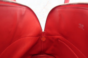 HERMES／エルメス ボリード31 ヴォースイフト ルージュガランス □K刻印 ショルダーバッグ 700060228