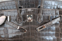 将图片加载到图库查看器，HERMES BIRKIN 25 Crocodile Niloticus □J刻印 Hand bag 600080060
