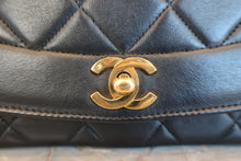 画像をギャラリービューアに読み込む, CHANEL/シャネル ダイアナマトラッセチェーンショルダーバッグ ラムスキン ブラック/ゴールド金具 ショルダーバッグ 800080054
