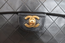 将图片加载到图库查看器，CHANEL/香奈儿 CF 双盖 双链条包 羊皮 Black/Gold hadware(黑色/金色金属) 肩背包 800050002
