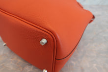 Load image into Gallery viewer, HERMES PICOTIN LOCK PM Clemence leather Terre battue X Engraving Hand bag 600090132
