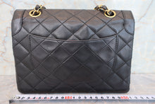 画像をギャラリービューアに読み込む, CHANEL/シャネル パリ限定ミニマトラッセダブルフラップチェーンショルダーバッグ ラムスキン ブラック/ゴールド金具 ショルダーバッグ 700090035
