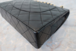 CHANEL/シャネル パリ限定ミニマトラッセダブルフラップチェーンショルダーバッグ ラムスキン ブラック/ゴールド金具 ショルダーバッグ 700090035