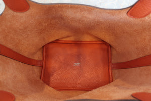 HERMES PICOTIN LOCK PM Clemence leather Terre battueX刻印 Hand bag 600090132