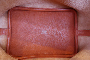 HERMES PICOTIN LOCK PM Clemence leather Terre battueX刻印 Hand bag 600090132