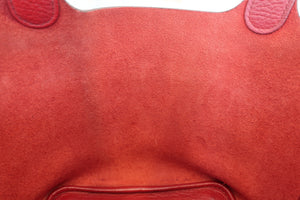 HERMES／エルメス ピコタンロックＰＭ トリヨンクレマンス ルージュガランス □N刻印 ハンドバッグ 700080028