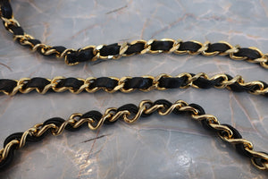 CHANEL/シャネル パリ限定ミニマトラッセダブルフラップチェーンショルダーバッグ ラムスキン ブラック/ゴールド金具 ショルダーバッグ 700090035
