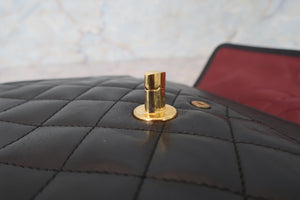 CHANEL/シャネル パリ限定ミニマトラッセダブルフラップチェーンショルダーバッグ ラムスキン ブラック/ゴールド金具 ショルダーバッグ 700090035