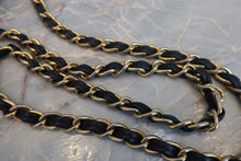 画像をギャラリービューアに読み込む, CHANEL/シャネル ココマークフリンジチェーンショルダーバッグ ラムスキン ネイビー/ゴールド金具 ショルダーバッグ 700110145
