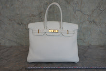 画像をギャラリービューアに読み込む, HERMES／エルメス バーキン35 トリヨンクレマンス ホワイト □F刻印 ハンドバッグ 800020018
