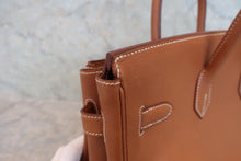 Load image into Gallery viewer, HERMES BIRKIN 35 Graine Couchevel leather Gold □A Engraving Hand bag 800090050
