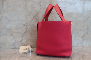 HERMES／エルメス ピコタンロックカザック２ＰＭ トリヨンクレマンス ローズメキシコ/ローズエクストリーム/ルージュクー Z刻印 ハンドバッグ 700060086
