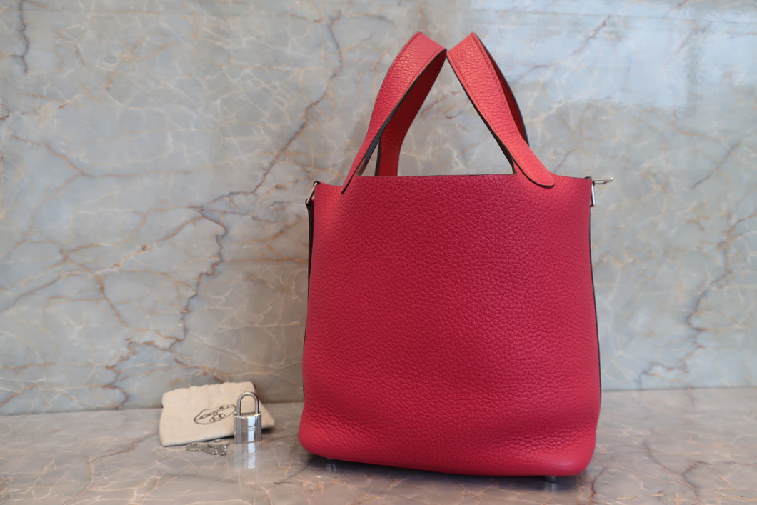 HERMES／エルメス ピコタンロックカザック２ＰＭ トリヨンクレマンス ローズメキシコ/ローズエクストリーム/ルージュクー Z刻印 ハンドバッグ 700060086