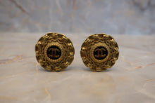 Load image into Gallery viewer, CHANEL CC mark round earring Gold plate Gold Earring 500060009

