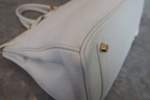 画像をギャラリービューアに読み込む, HERMES／エルメス バーキン35 トリヨンクレマンス ホワイト □F刻印 ハンドバッグ 800020018
