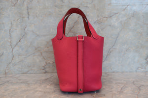 HERMES／エルメス ピコタンロックカザック２ＰＭ トリヨンクレマンス ローズメキシコ/ローズエクストリーム/ルージュクー Z刻印 ハンドバッグ 700060086