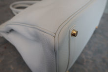 画像をギャラリービューアに読み込む, HERMES／エルメス バーキン35 トリヨンクレマンス ホワイト □F刻印 ハンドバッグ 800020018
