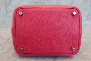 HERMES／エルメス ピコタンロックカザック２ＰＭ トリヨンクレマンス ローズメキシコ/ローズエクストリーム/ルージュクー Z刻印 ハンドバッグ 700060086