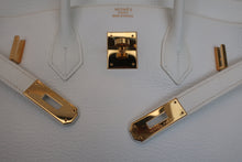 画像をギャラリービューアに読み込む, HERMES／エルメス バーキン35 トリヨンクレマンス ホワイト □F刻印 ハンドバッグ 800020018
