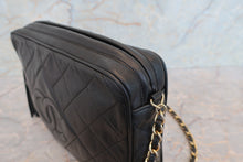 將圖片載入圖庫檢視器 CHANEL/シャネル マトラッセフリンジチェーンショルダーバッグ ラムスキン ブラック/ゴールド金具 ショルダーバッグ 700110156
