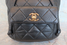 画像をギャラリービューアに読み込む, CHANEL/シャネル マトラッセチェーンリュック ラムスキン ブラック/ゴールド金具 リュック 800060158
