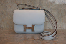 将图片加载到图库查看器，HERMES CONSTANCE 3 Mini Epsom leather Blue brume Y刻印 Shoulder bag 800090097
