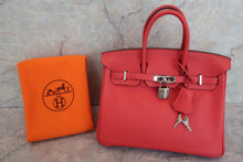 将图片加载到图库查看器，HERMES BIRKIN 25 Togo leather Rouge pivoine T刻印 Hand bag 600080084
