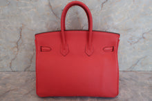 将图片加载到图库查看器，HERMES BIRKIN 25 Togo leather Rouge pivoine T刻印 Hand bag 600080084
