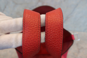 HERMES／エルメス ピコタンロックカザック２ＰＭ トリヨンクレマンス ローズメキシコ/ローズエクストリーム/ルージュクー Z刻印 ハンドバッグ 700060086