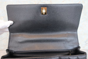 CHANEL/シャネル マドモアゼルハンドバッグ キャビアスキン ブラック/ゴールド金具 ハンドバッグ 700090051