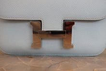 将图片加载到图库查看器，HERMES CONSTANCE 3 Mini Epsom leather Blue brume Y刻印 Shoulder bag 800090097
