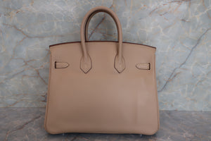 HERMES／エルメス バーキン25 ヴォースイフト タバックキャメル □L刻印 ハンドバッグ 700080009