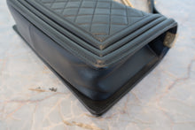 Load image into Gallery viewer, CHANEL LeBOY CHANEL chain shoulder bag Lambskin Black/Gold hadware Shoulder bag 800080055
