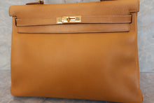 将图片加载到图库查看器，HERMES KELLY 35 Ardennes leather Natural □A刻印 Shoulder bag 500120009
