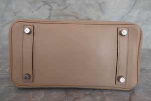 HERMES／エルメス バーキン25 ヴォースイフト タバックキャメル □L刻印 ハンドバッグ 700080009