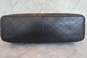 CHANEL/シャネル 中マトラッセシングルフラップチェーンショルダーバッグ ラムスキン ブラック/ゴールド金具 ショルダーバッグ 700040059