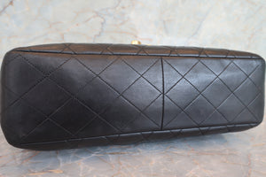 CHANEL/シャネル 中マトラッセシングルフラップチェーンショルダーバッグ ラムスキン ブラック/ゴールド金具 ショルダーバッグ 700040059