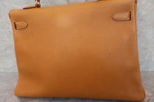 将图片加载到图库查看器，HERMES KELLY 35 Ardennes leather Natural □A刻印 Shoulder bag 500120009
