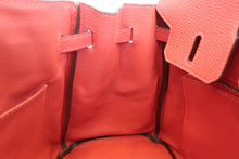 将图片加载到图库查看器，HERMES BIRKIN 25 Togo leather Rouge pivoine T刻印 Hand bag 600080084
