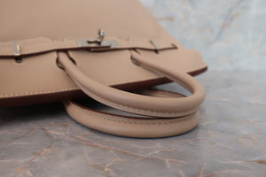 HERMES／エルメス バーキン25 ヴォースイフト タバックキャメル □L刻印 ハンドバッグ 700080009