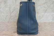 Load image into Gallery viewer, HERMES  GARDEN PARTY PM Negonda leather Blue tempete □R Engraving Tote bag 700060010
