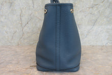 Load image into Gallery viewer, HERMES  GARDEN PARTY PM Negonda leather Blue tempete □R Engraving Tote bag 700060010
