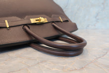 將圖片載入圖庫檢視器 HERMES／エルメス バーキン35 トリヨンクレマンス ショコラ □L刻印 ハンドバッグ 700060264
