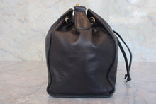 画像をギャラリービューアに読み込む, CHANEL/シャネル ココマーク巾着チェーンショルダーバッグ ラムスキン ブラック/ゴールド金具 ショルダーバッグ 800020094
