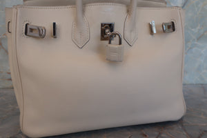 HERMES BIRKIN 25 Swift leather Beige □N Engraving Hand bag 700020076