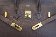 將圖片載入圖庫檢視器 HERMES／エルメス バーキン35 トリヨンクレマンス ショコラ □L刻印 ハンドバッグ 700060264
